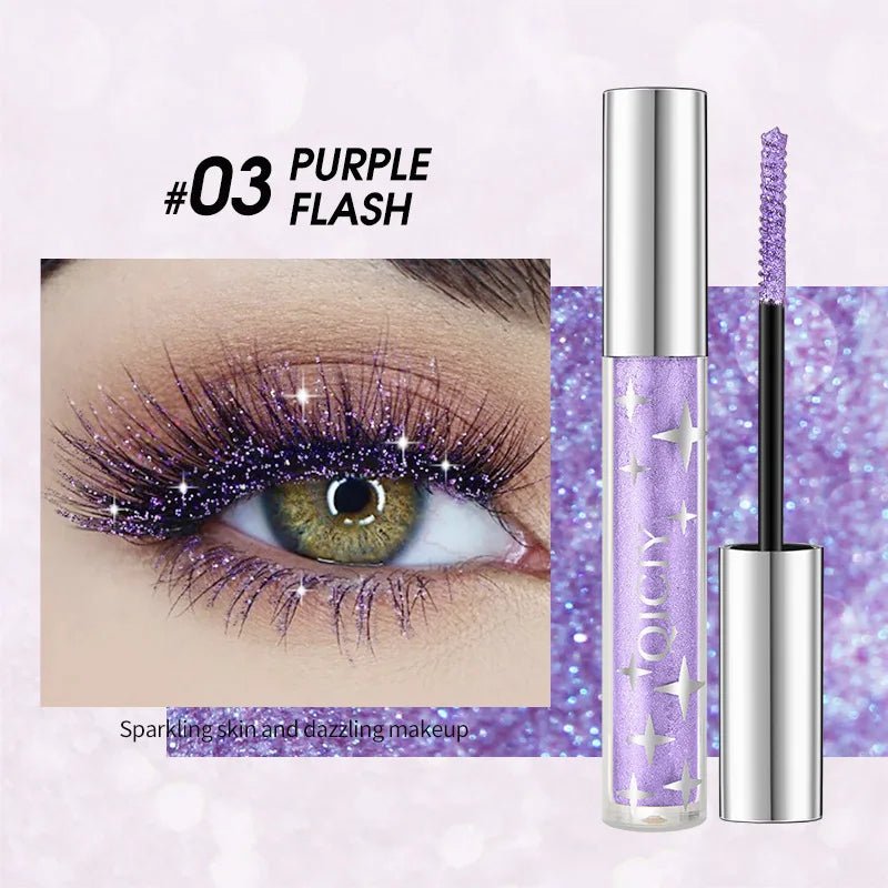 Waterproof Colorful Glitter Mascara - Trendart