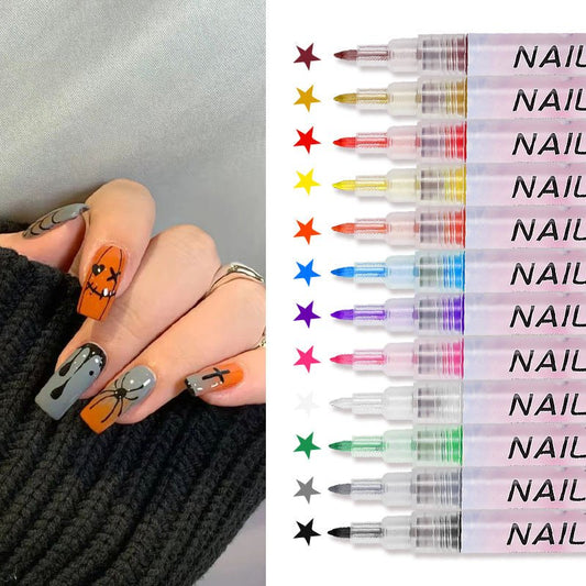 💧 Waterproof Nail Art Pen 💅🎨 - Trendart