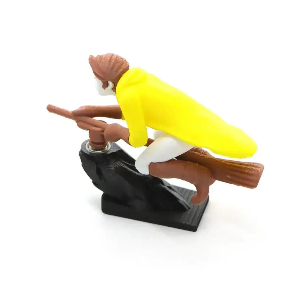 Witch Wizard Car Dashboard Ornament – Broomstick Drift Decor - Trendart
