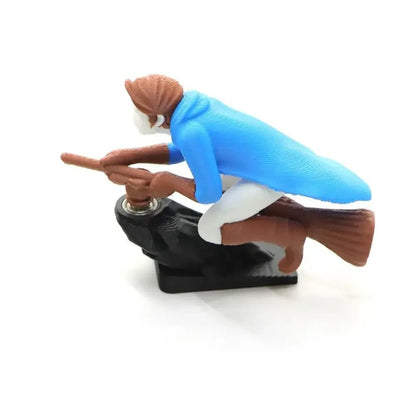 Witch Wizard Car Dashboard Ornament – Broomstick Drift Decor - Trendart